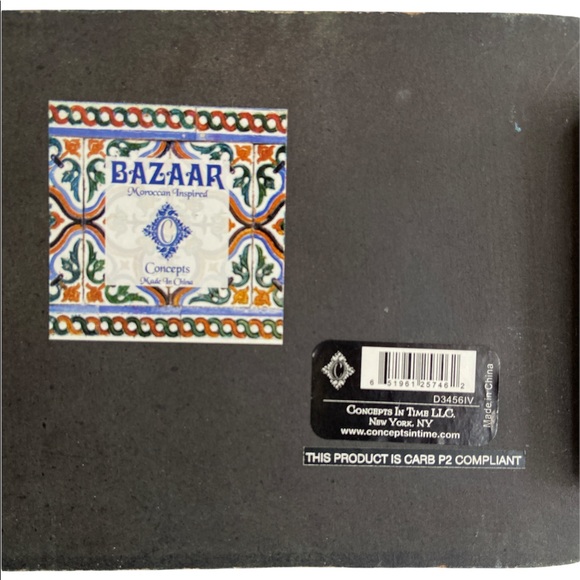 Bazaar Concepts Moroccan Inspired COLORFUL BELT & LATCHES WOOD WALL Hooks - Picture 9 of 9